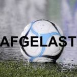 Algehele afgelasting in het amateurvoetbal komend weekend