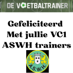 Trots bij ASWH: 8 trainers behalen VC1-diploma