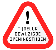Openingstijden kantine